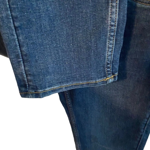 H&M Mama Womens Maternity Blue Jeans Size 8 Slim High Rib With‎ Stomach Support - Picture 8 of 10